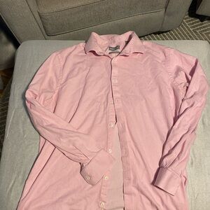 Michael Kors Light Pink Slim Fit Shirt